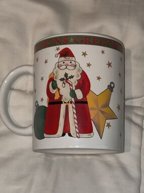 Vintage 1994 Signature Housewares Santa Claus Coffee Mug